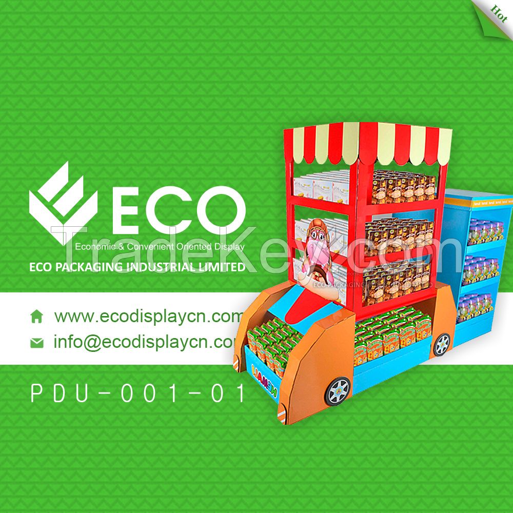 OEM Low Price &amp; Top Quality Corrugated Pallet Display for Toys or stationerys