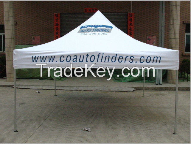 Popular Folding Gazebo with Dye Sublimation Printing on Small MOQ