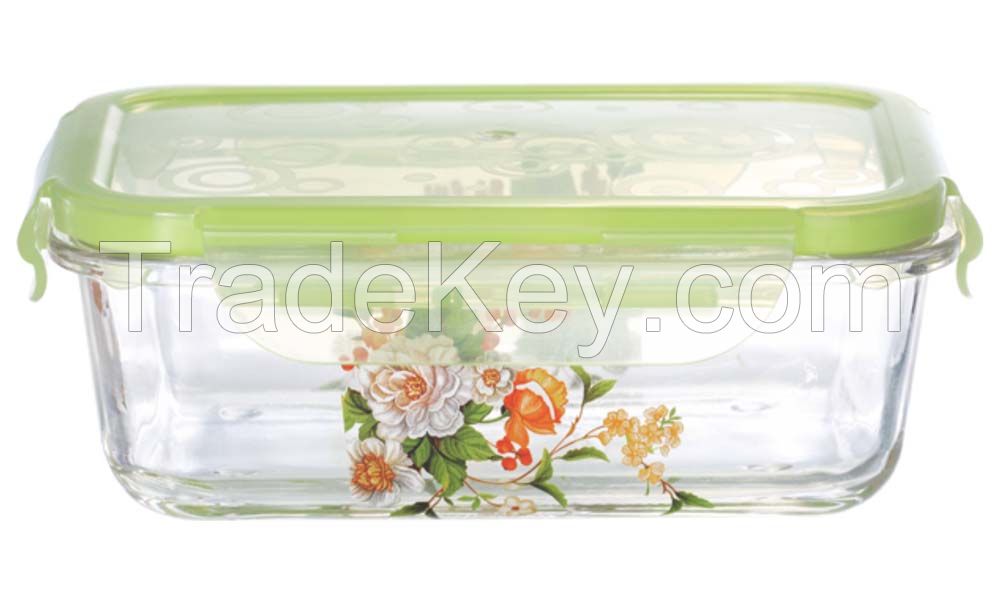 Glass Fresh keeping box Food container food storage box