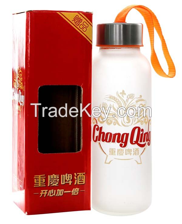 Portable bottle, sports bottle, glass drinking bottle, portable drinking bottle