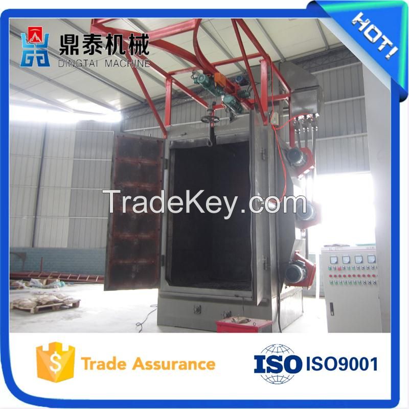 Double hook type shot &amp;amp;amp; sand blasting machine