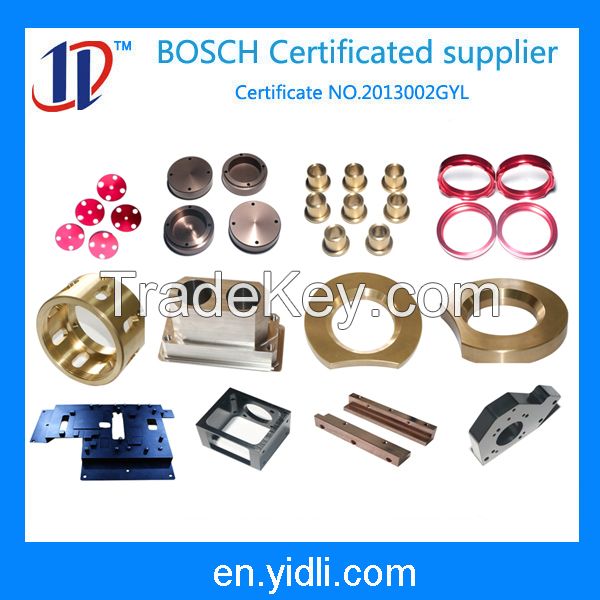 Packing equipment machining parts from Bosch certificated supplier