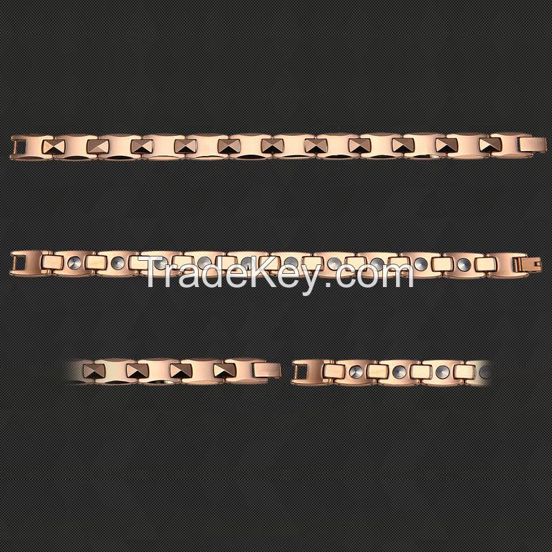 Rose Gold Plating Health Care Bracelet Full Germanium Bracelet