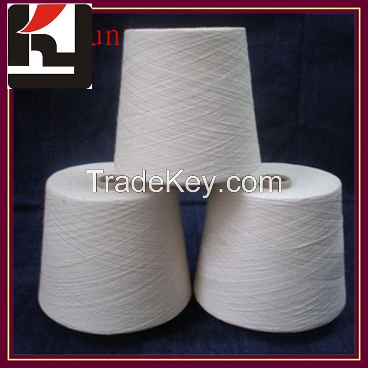 100% polyester material spun technic yarns for weaving