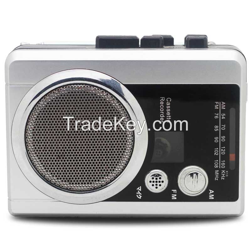  AM/FM dual band radio cassette  recorder