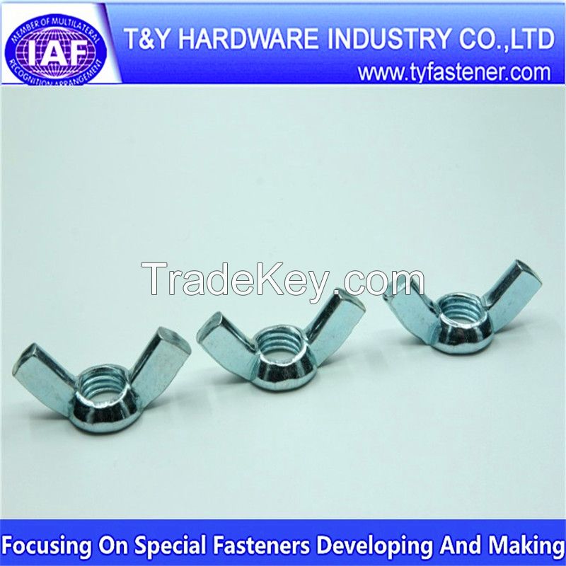 butterfly wing nuts/grade 10.8 wing nuts/wing nut hose clamp