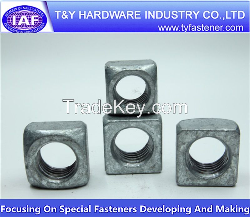 Square Nuts Din 557 Class 6 /8 Manufacture