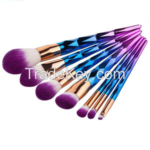 Pro collection cosmetics makeup brushes latest 10pcs unicorn cosmetic brush