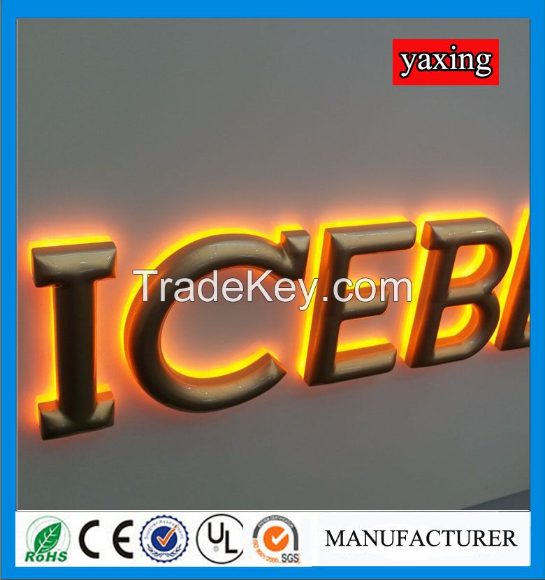 Direct manufacturer led backlit letter