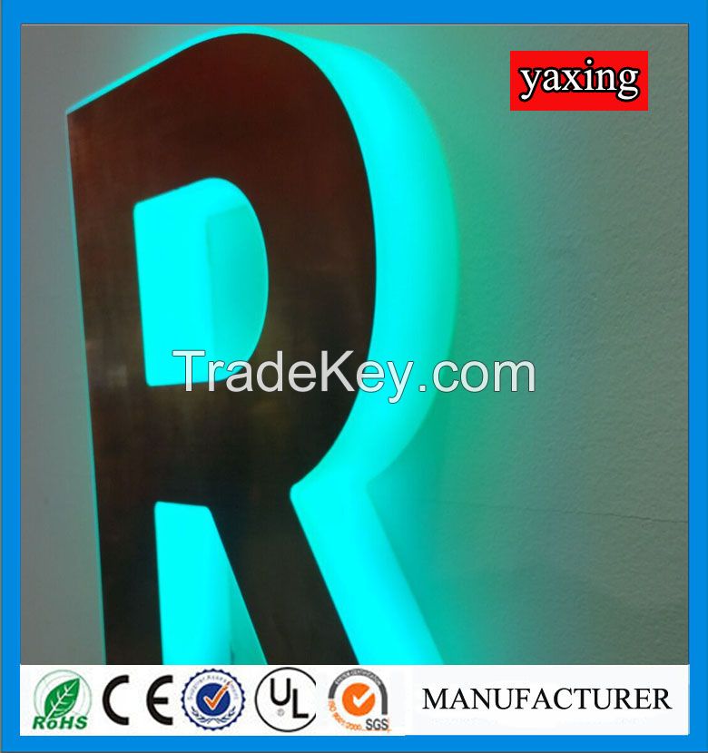 Direct manufacturer led backlit letter