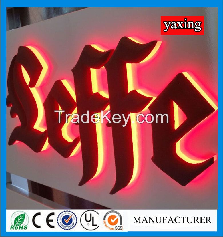 Direct manufacturer led backlit letter