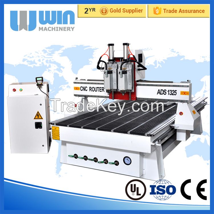 ADS1325 Double Heads Multi Head CNC Router Machine