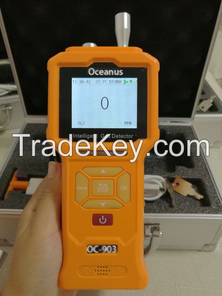 Portable pump-suction H2 gas detector OC-903