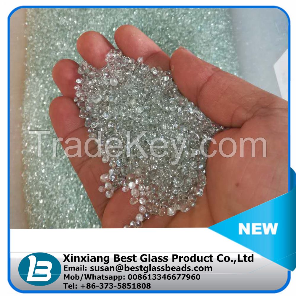 Stuffing glass beads for plush toys