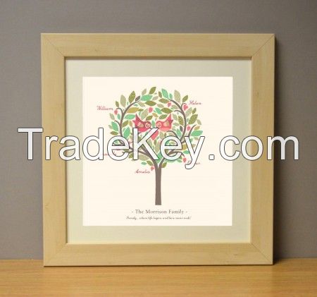 Personalised Family Tree Print