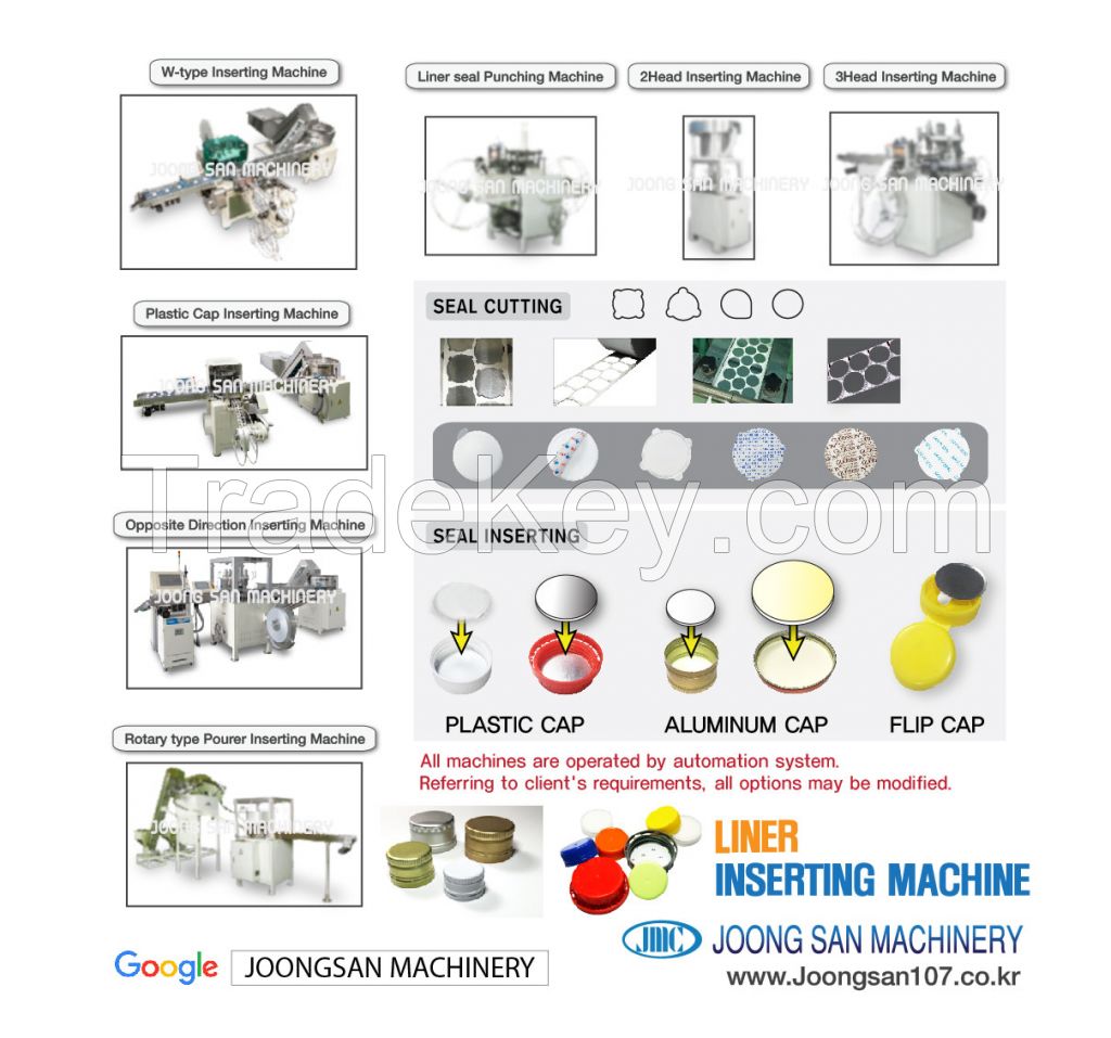 Liner seal inserting &amp; Seal lining machine