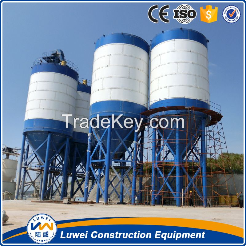 Steel storage cement silo for cenment batching palnt