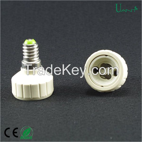 Fuzhou Manufacturer Direct Selling E14-GU10 Light Adapter Bulb Adapter