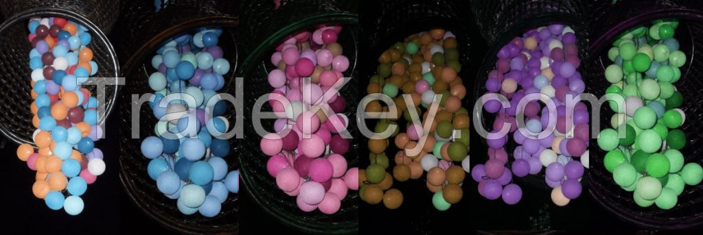 cotton ball string light $2.99 per set 