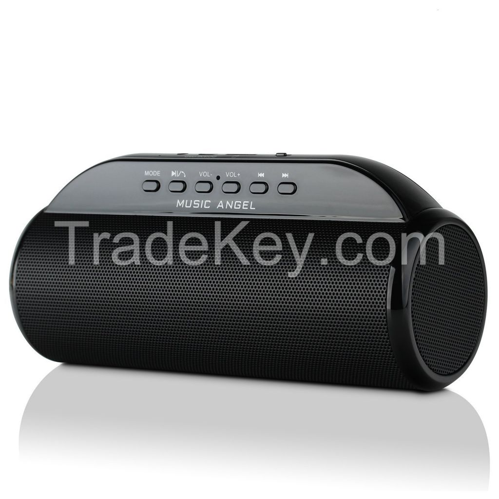 Music Angel Bluetooth Speakers NFC Hand-Free Call CSR 4.0 Portable Wireless Sound Quality Speaker TF Card Connect with Bluetooth Devices up to 10 Hours Playtime
