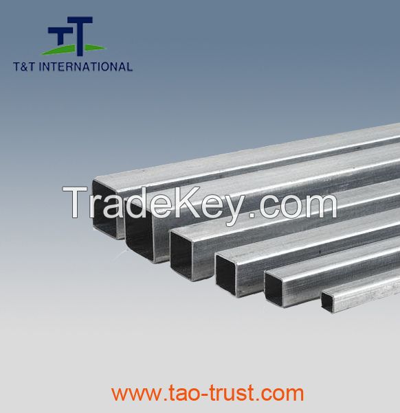 Hot dip galvanized square steel tube