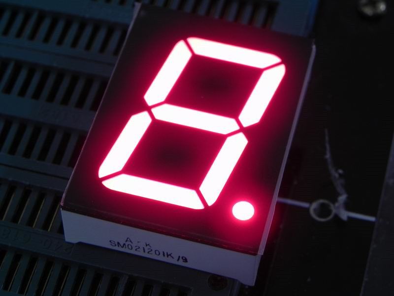 0.8 Inch 2 Digits 7 Segment LED Display with High Quality