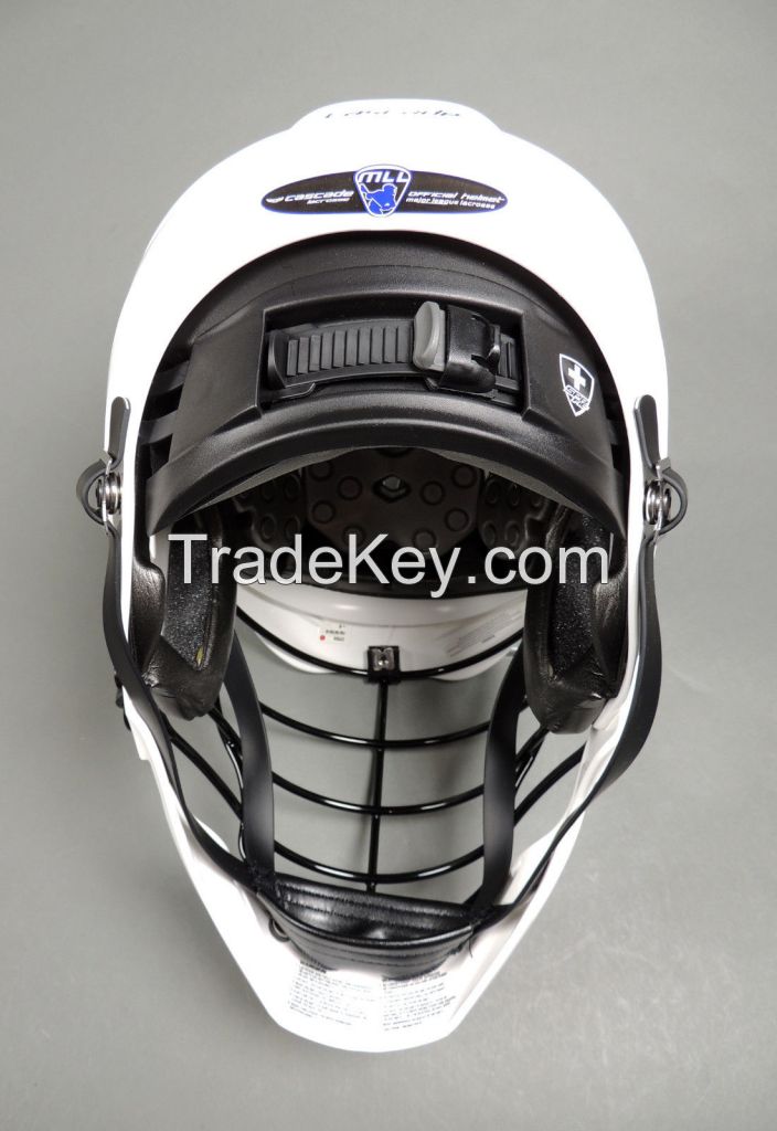 NEW Cascade Lacrosse CPX-R One Size Fits All White Lax Helmet 