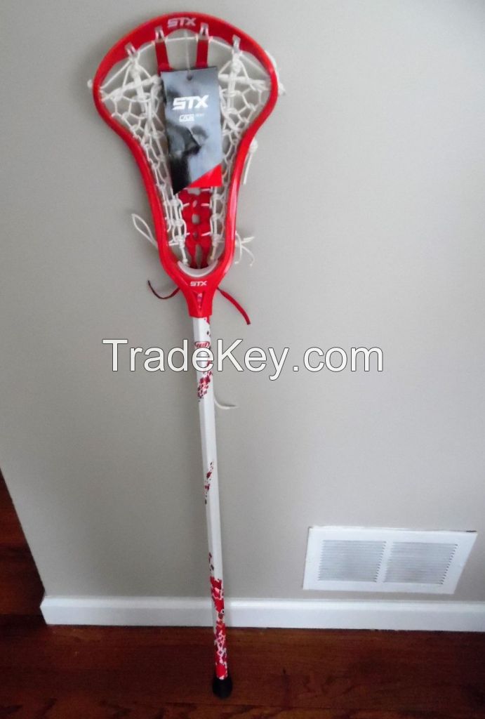 New Womens Lacrosse Stick STX Crux 300 Head with Debeer Z09 Shaft Girls