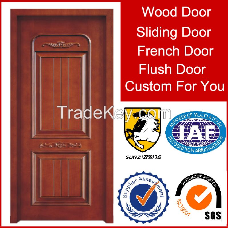 High quality low price solid wood door