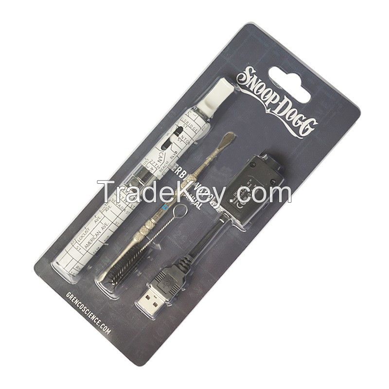 Snoop Dogg Blister Kit E Cigarettes Vaporizer kits snoop dog  Clone Blue G Pen Atomizer for Dry Herb DHL Free