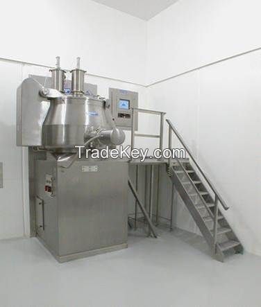 Wet granulation machine