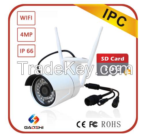 Manufacturer OEM 4MP SD card alarm wifi ip camera