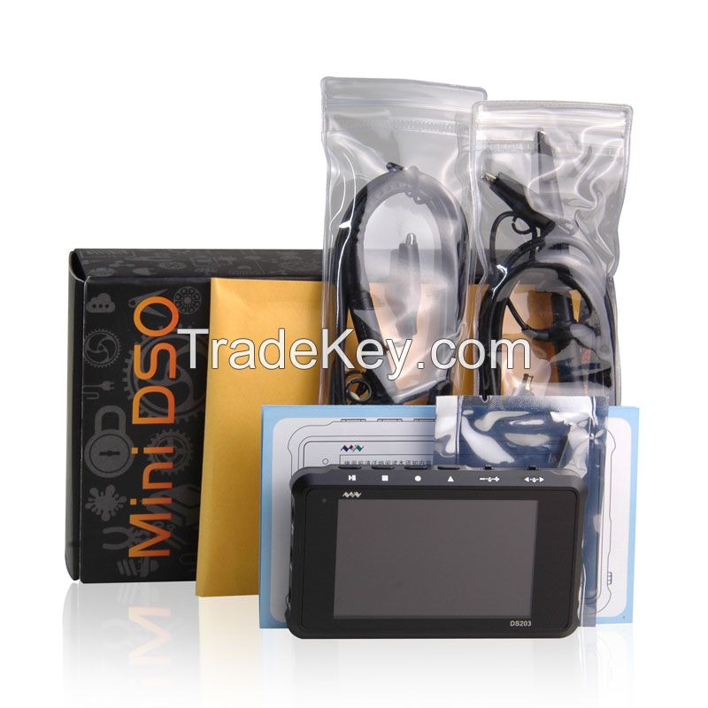 Mini Oscilloscope mini DSO DS203 metal (Black/titanium color)