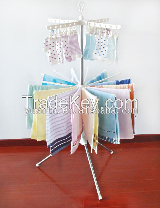 2-Layer Plastic Free Standing Towel Rack