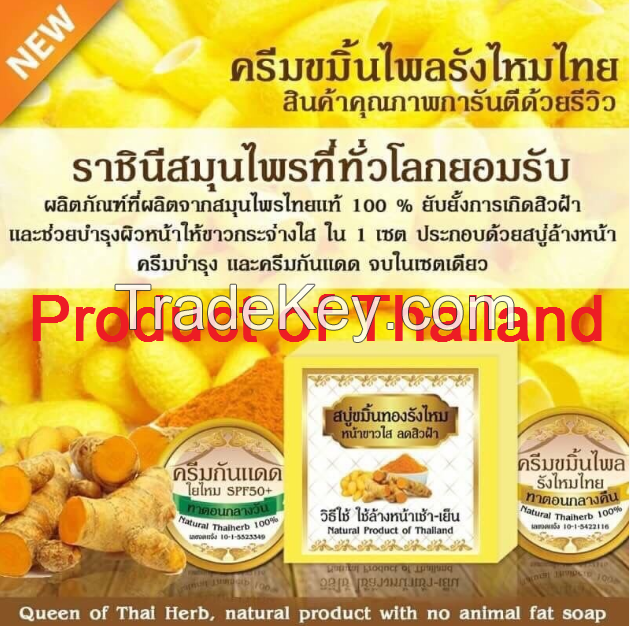 Thai cassumunar turmeric cream.