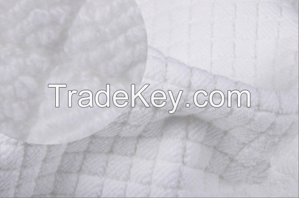 Hotel collections cotton diamond check skid resistance plus thicker bath mats