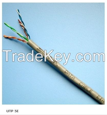 LSOH network cable 4*2*24AWG UTP  FTP STP CAT5e