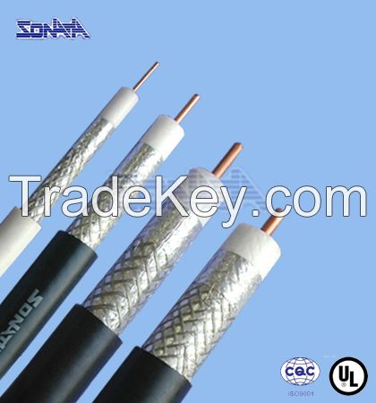 UL approved Communication Cable 5CFB(SYWV-75-5) with bare copper shielded