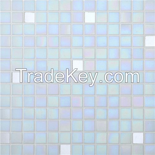 excellent color cracked glass mosaic tiles