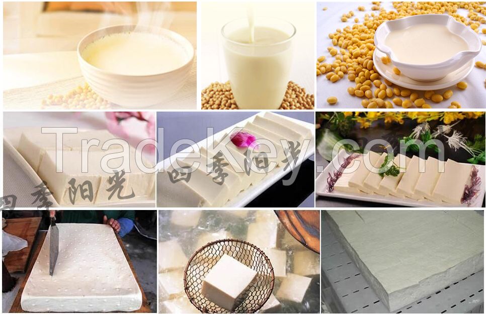 Bean curd and bean curd machine