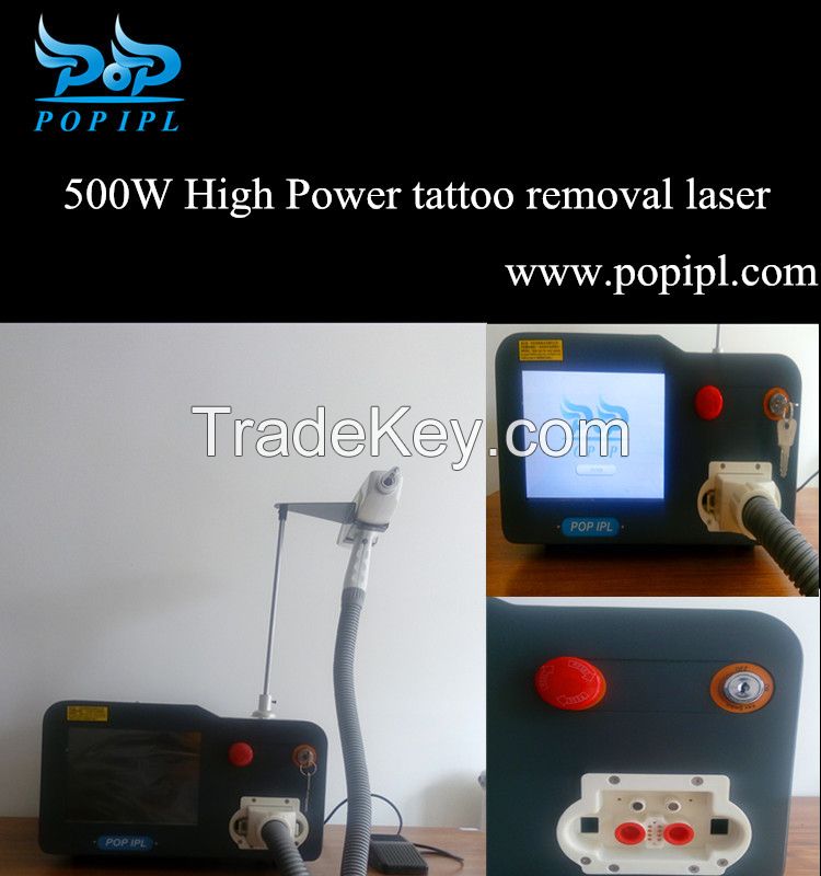 Tattoo Removal System POP-QL5 black face Tattoo Removal System with 3 nozzle