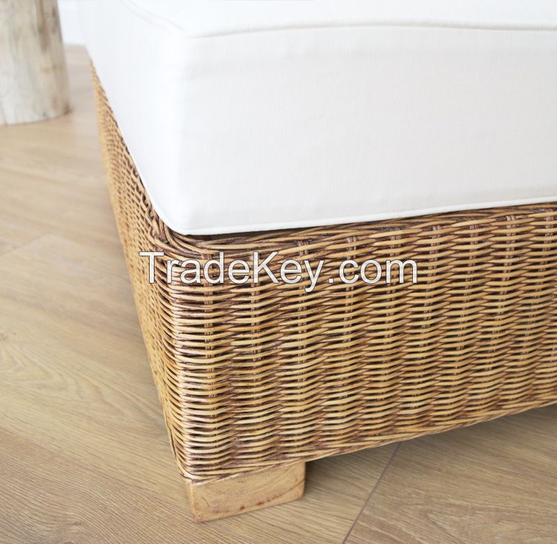 Natural rattan armchair, model MRW-POL-01