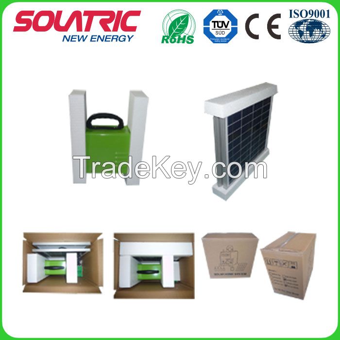 DC12V/6W/7ah Mini Portable Home Solar Power System for Outdoor and Indoor Lighting