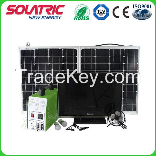 AC12V/33ah 300W High Efficiency Solar System for Home Lighting and Outdoor Using