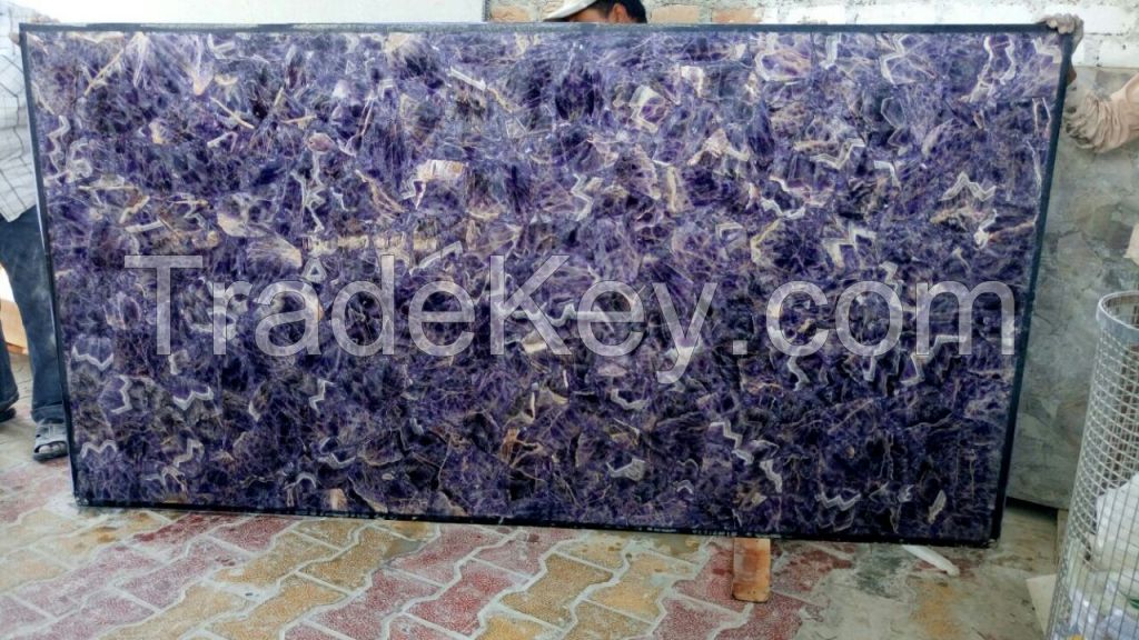 Semi precious stone slabs 