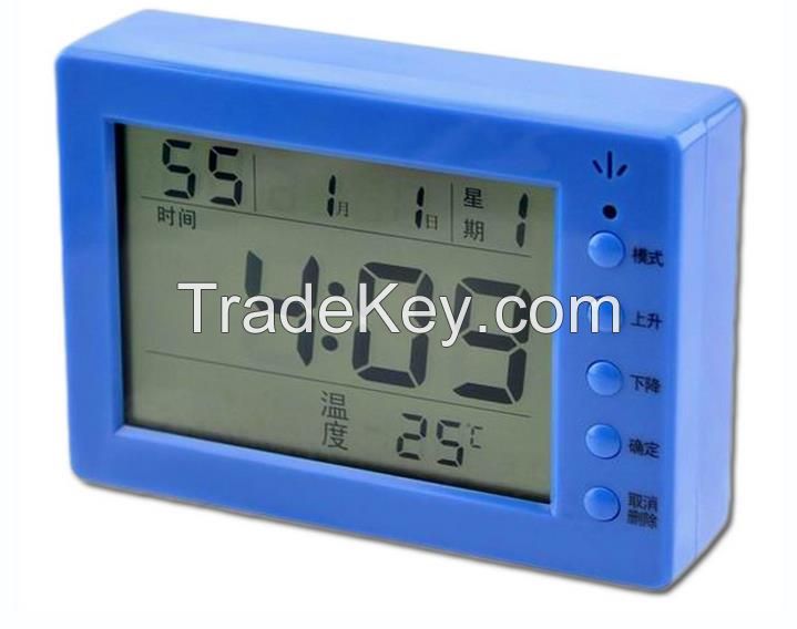 Repeatable recording desk table clocks alarm clock