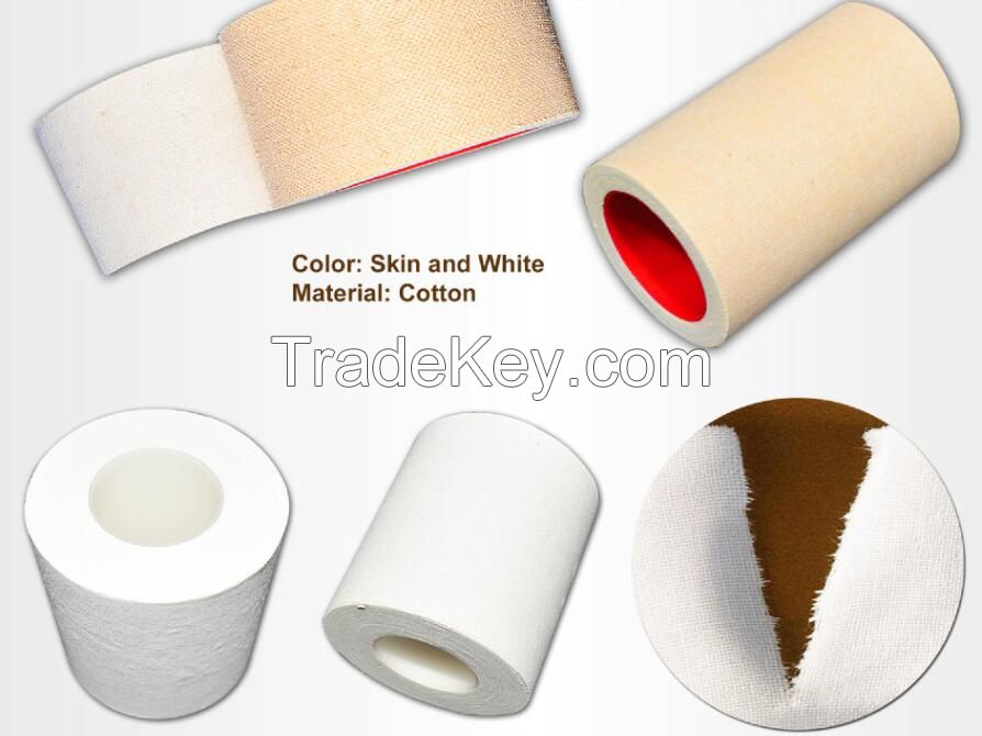 Zinc oxide adhesive plaster tape ZOP plaster  tape cotton tape