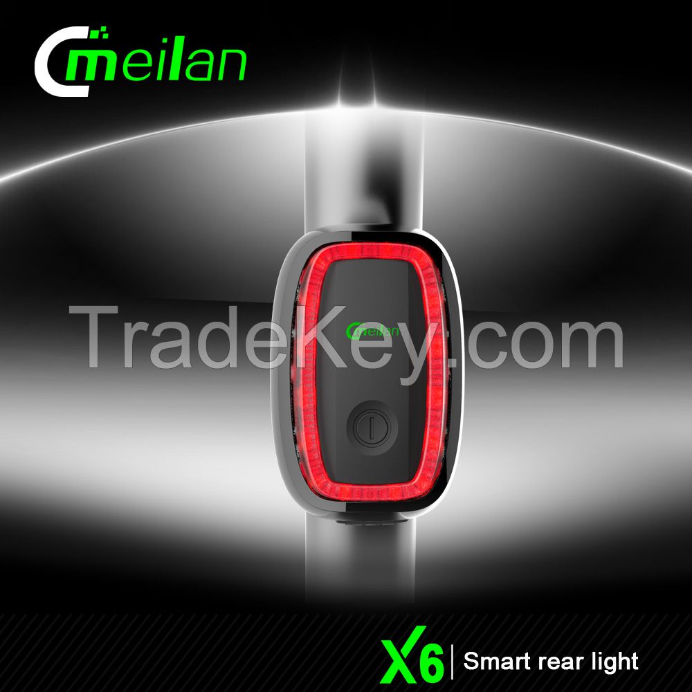 Meilan X6 USB Reachargeable LED Bike Rear Tail Light