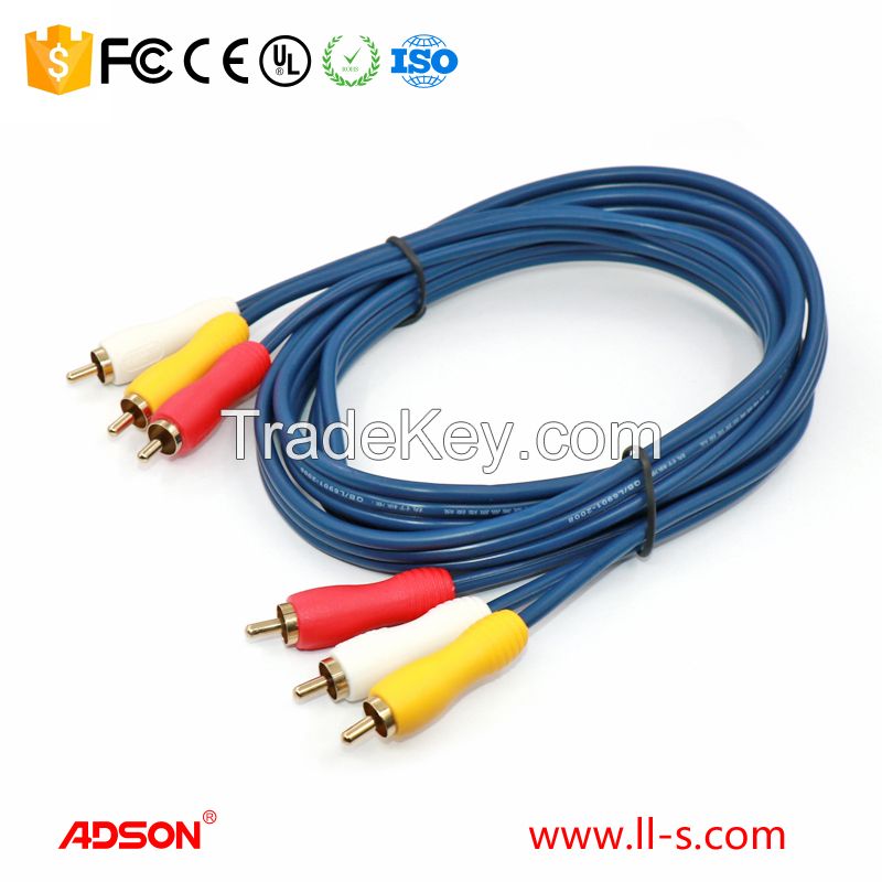 Adson 1.5m (4.9ft) 3RCA-3RCA cable