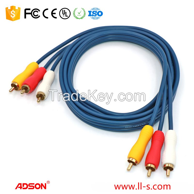 Adson 1.5m (4.9ft) 3RCA-3RCA cable